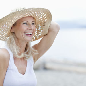 Portrait of smiling mature woman